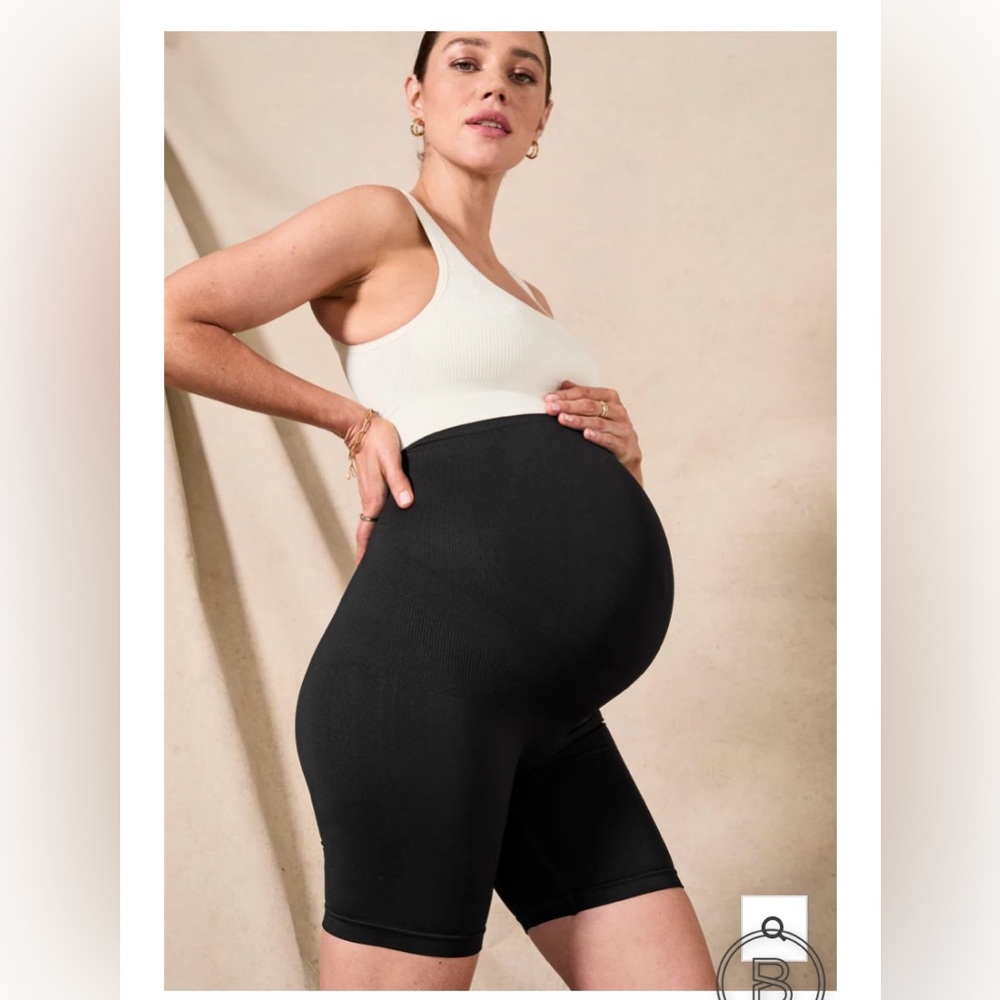 BLANQI Everyday™ Maternity Belly Support Girlshort - Deepest Black / Medium